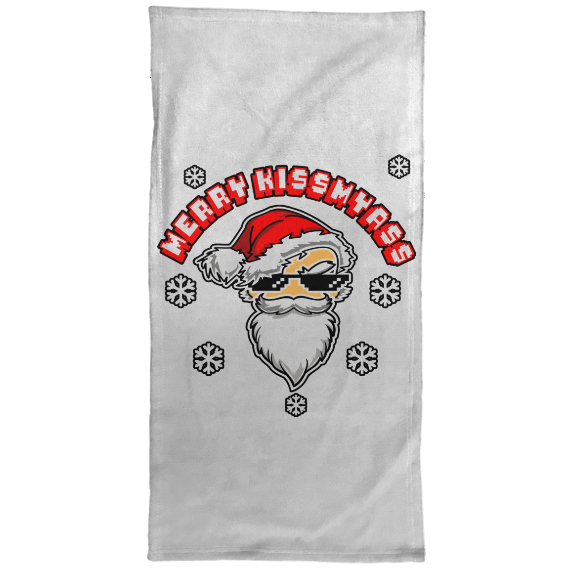 ArtichokeUSA Custom Design. Merry Kiss My Ass. Towel - 15x30