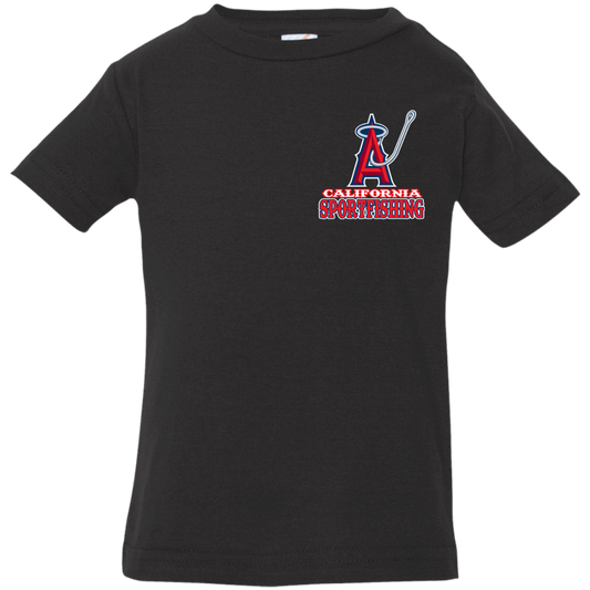 ArtichokeUSA Custom Design. Anglers. Southern California Sports Fishing. Los Angeles Angels Parody. Infant Jersey T-Shirt