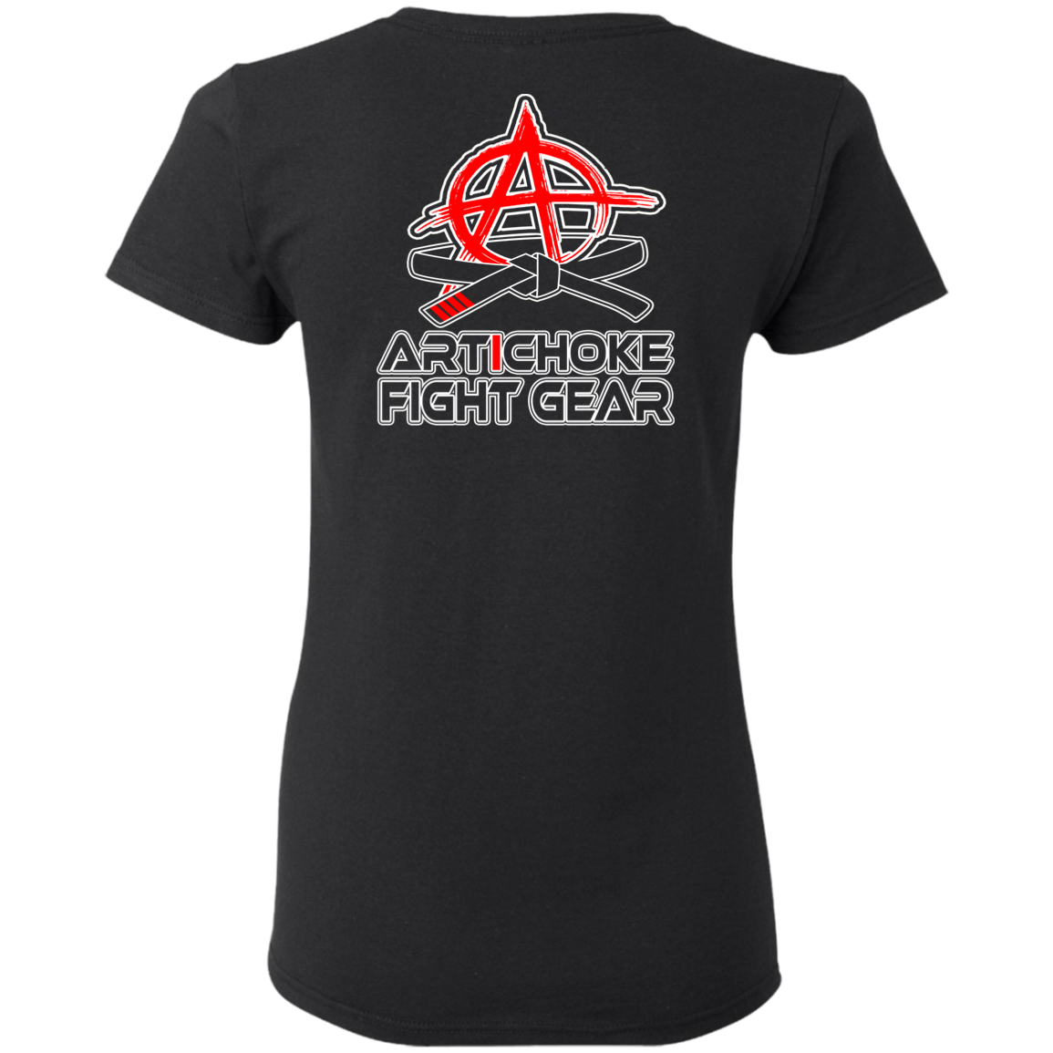 Artichoke Fight Gear Custom Design #9. Babality. Mortal Kombat Parody. MMA. Ladies' 100% preshrunk cotton