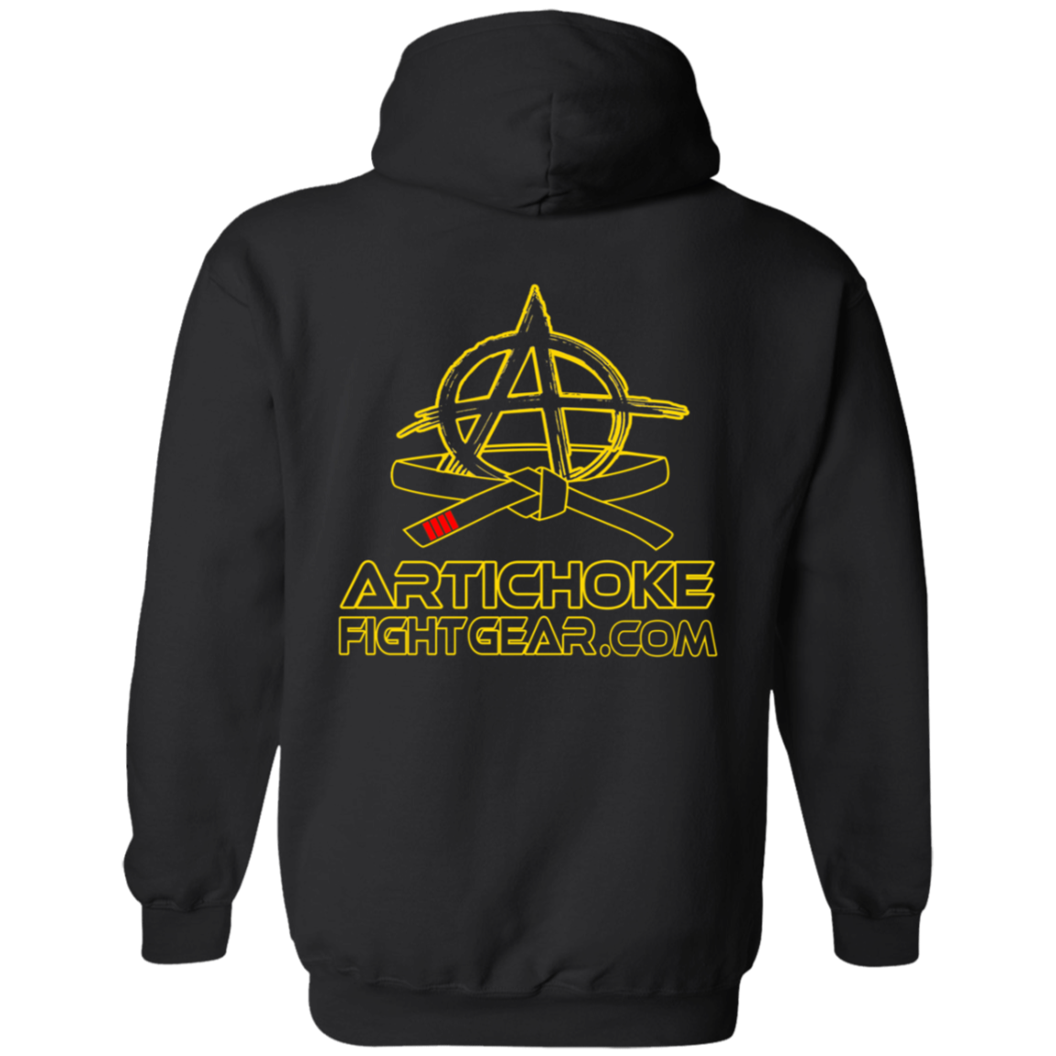 Artichoke Fight Gear Custom Design #20. You Don't Know the Power of Jiu Jitsu. 50/50 Blend Pullover Hoodie
