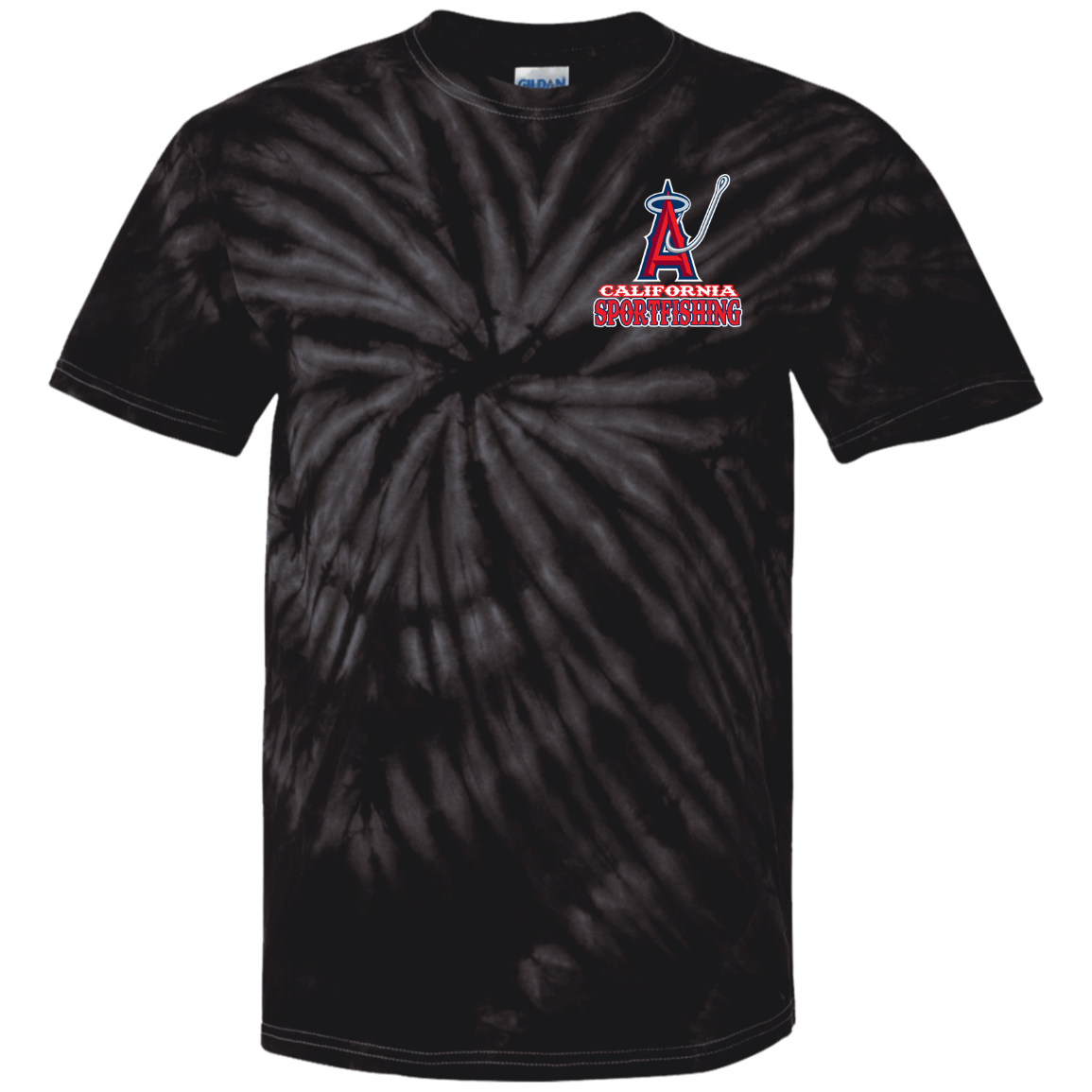 ArtichokeUSA Custom Design. Anglers. Southern California Sports Fishing. Los Angeles Angels Parody. Youth Tie Dye T-Shirt