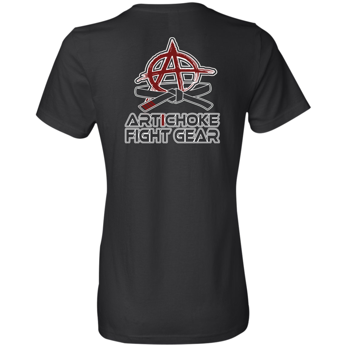Artichoke Fight Gear Custom Design #11. Fatality. Mortal Kombat Parody. MMA. Ladies' 100% combed ringspun cotton