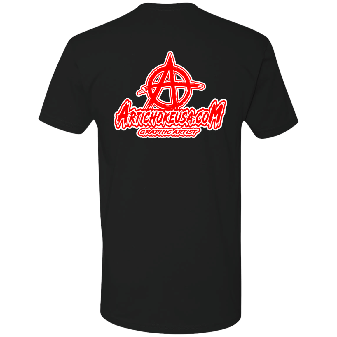 ArtichokeUSA Custom Design. Metallica Style Logo. Let's Make One For Your Project. Men's Premium Short Sleeve T-Shirt