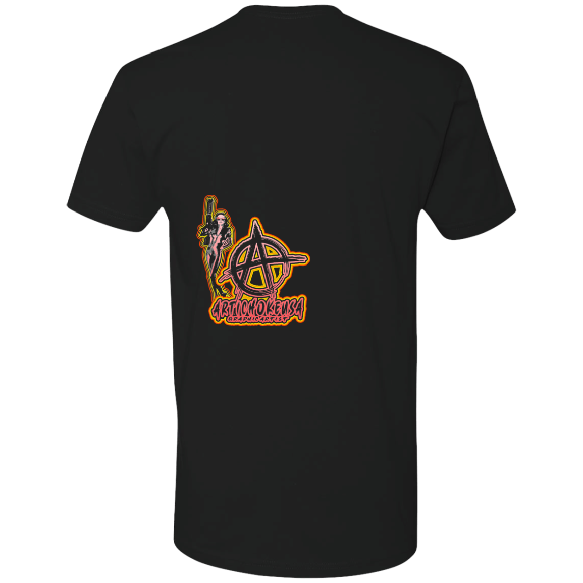 ArtichokeUSA Character and Font design. Let's Create Your Own Team Design Today. Mary Boom Boom. Men's Premium Short Sleeve T-Shirt