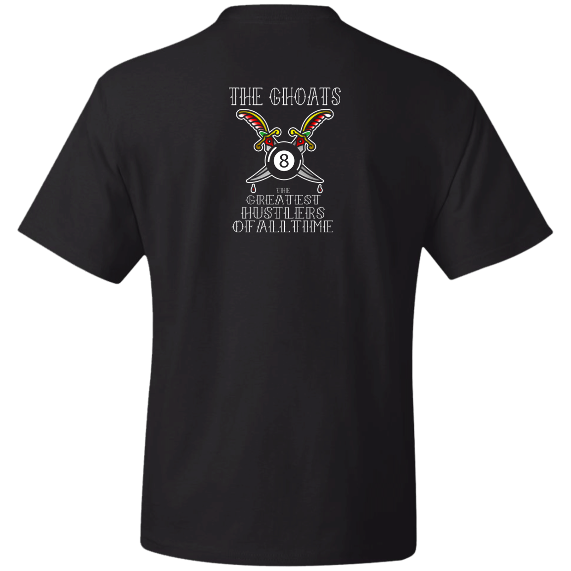 The GHOATS Custom Design #36. Stay Ready Won't Have to Get Ready. Tattoo Style. Ver. 1/2. Heavy Cotton T-Shirt