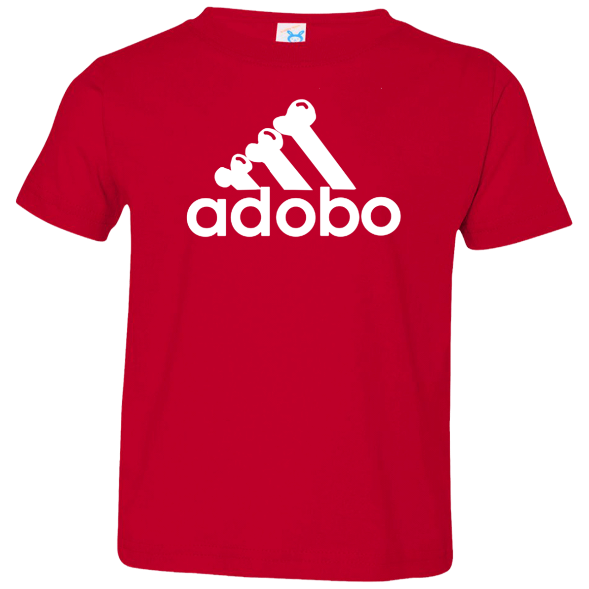 ArtichokeUSA Custom Design. Adobo. Adidas Parody. Toddler Jersey T-Shirt
