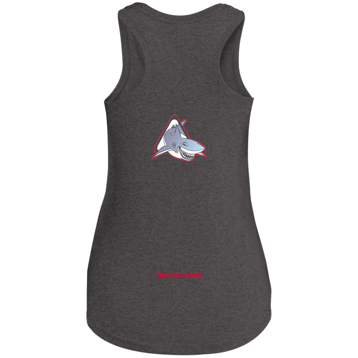 The GHOATS Custom Design. #25 Big Game Take Little Game. Ladies' Perfect Tri Racerback Tank