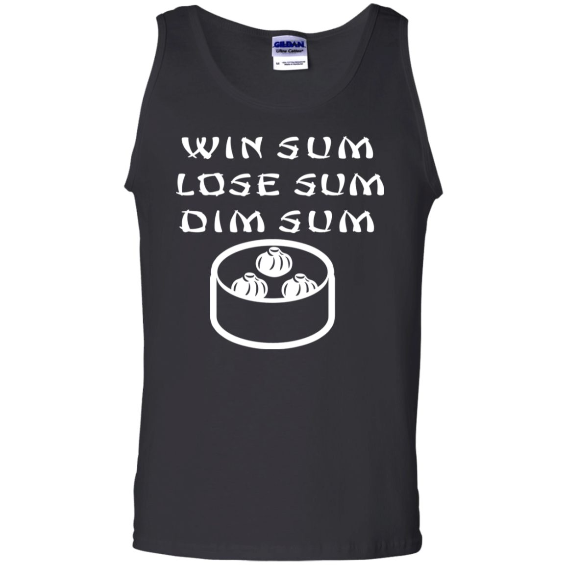 ArtichokeUSA Custom Design. Win Sum Lose Some. Dim Sum. 100% Cotton Tank Top