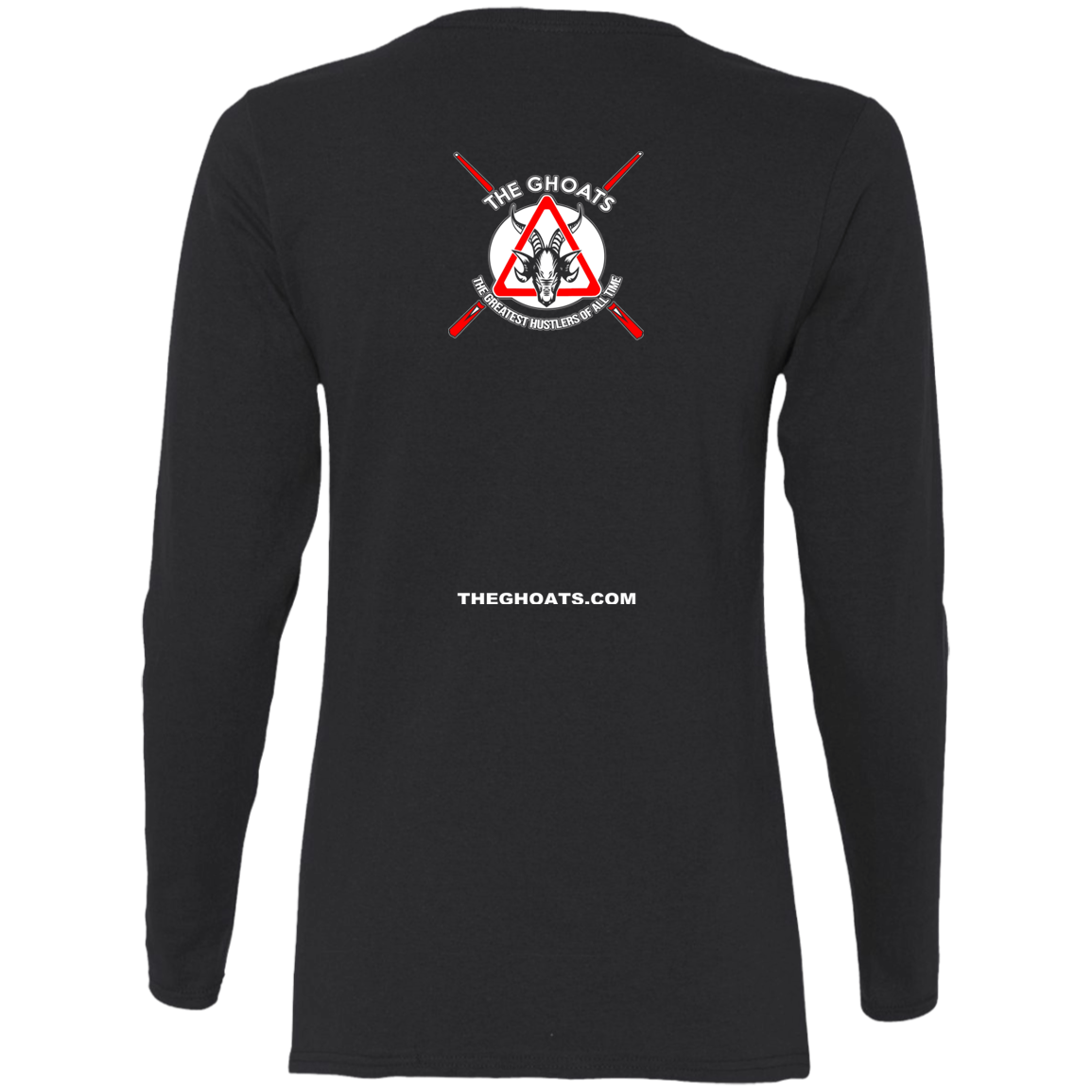 The GHOATS Custom Design. #20 Nice Rack. Ladies' Cotton LS T-Shirt