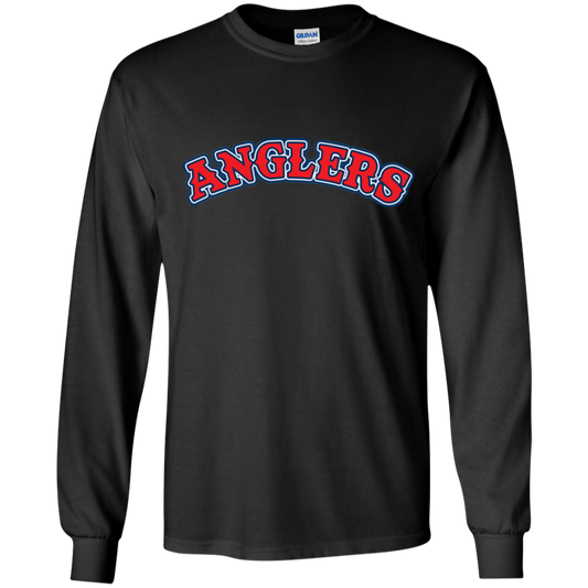 ArtichokeUSA Custom Design. Anglers. Southern California Sports Fishing. Los Angeles Angels Parody. Youth LS T-Shirt