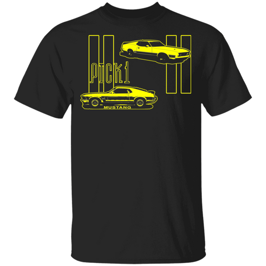 ArtichokeUSA Custom Design. Pick 1 Mustang. Mach 1 Mustang Parody. Cars. Youth 5.3 oz 100% Cotton T-Shirt