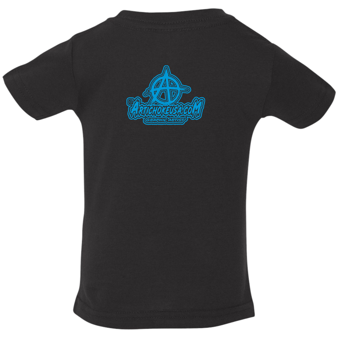 ArtichokeUSA Custom Design. Don't Eat Cookies And Spend Cache! Delete Them! Cookie Monster and Richie Rich Fan Art/Parody. Infant Jersey T-Shirt