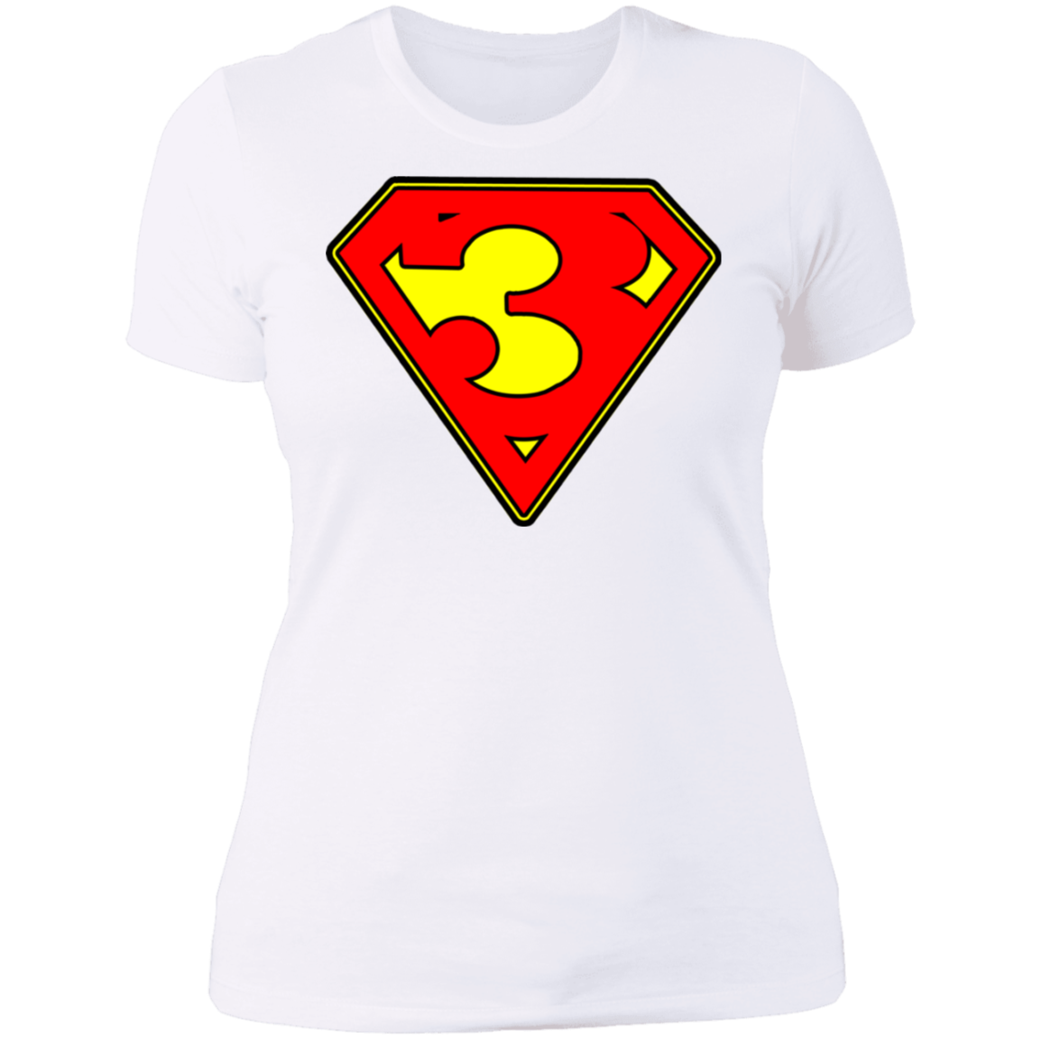 The GHOATS Custom Design. #38 Super 3. APA League. Ladies' Boyfriend T-Shirt