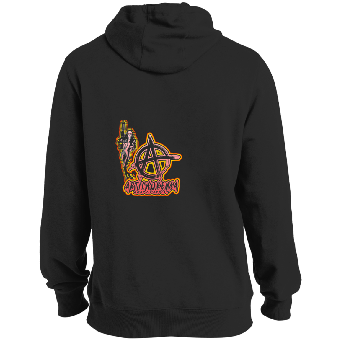 ArtichokeUSA Character and Font design. Let's Create Your Own Team Design Today. Mary Boom Boom. Ultra Soft Pullover Hoodie
