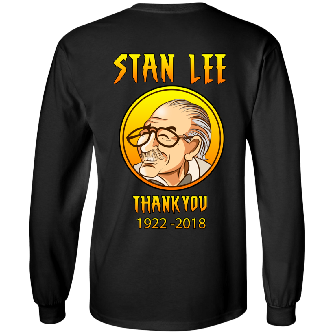 ArtichokeUSA Character and Font design. Stan Lee Thank You Fan Art. Let's Create Your Own Design Today. Youth Long Sleeve T-Shirt