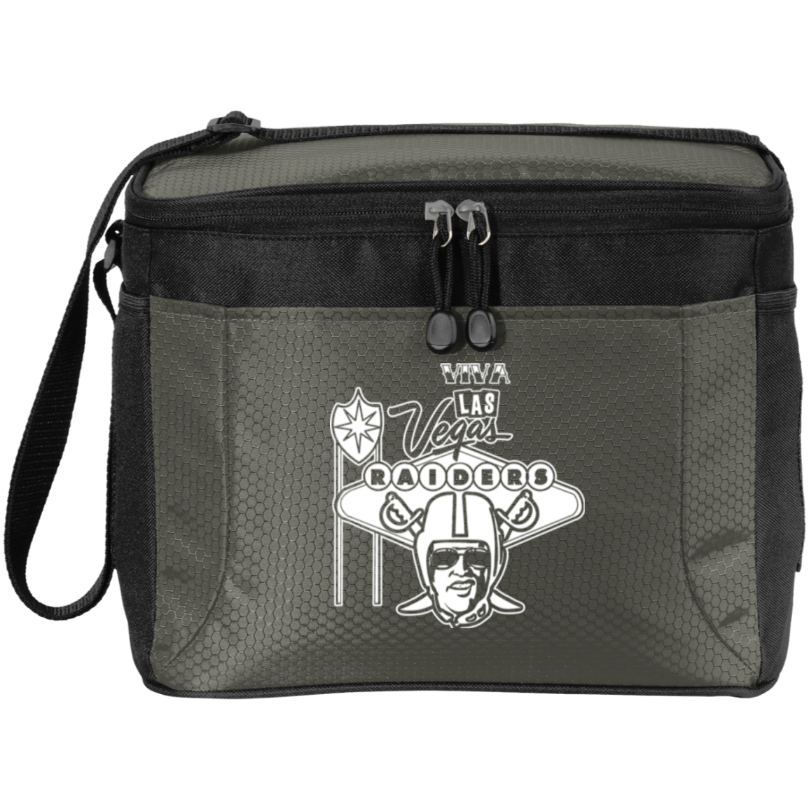ArtichokeUSA Custom Design. Las Vegas Raiders. Las Vegas / Elvis Presley Parody Fan Art. Let's Create Your Own Team Design Today. 12-Pack Cooler