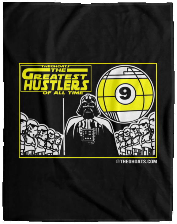 The GHOATS Custom Design. # 39 The Dark Side of Hustling. Fleece Blanket - 60x80