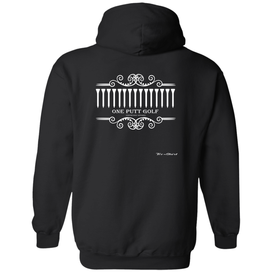 OPG Custom Design #5. Golf Tee-Shirt. Golf Humor. Zip Up Hooded Sweatshirt