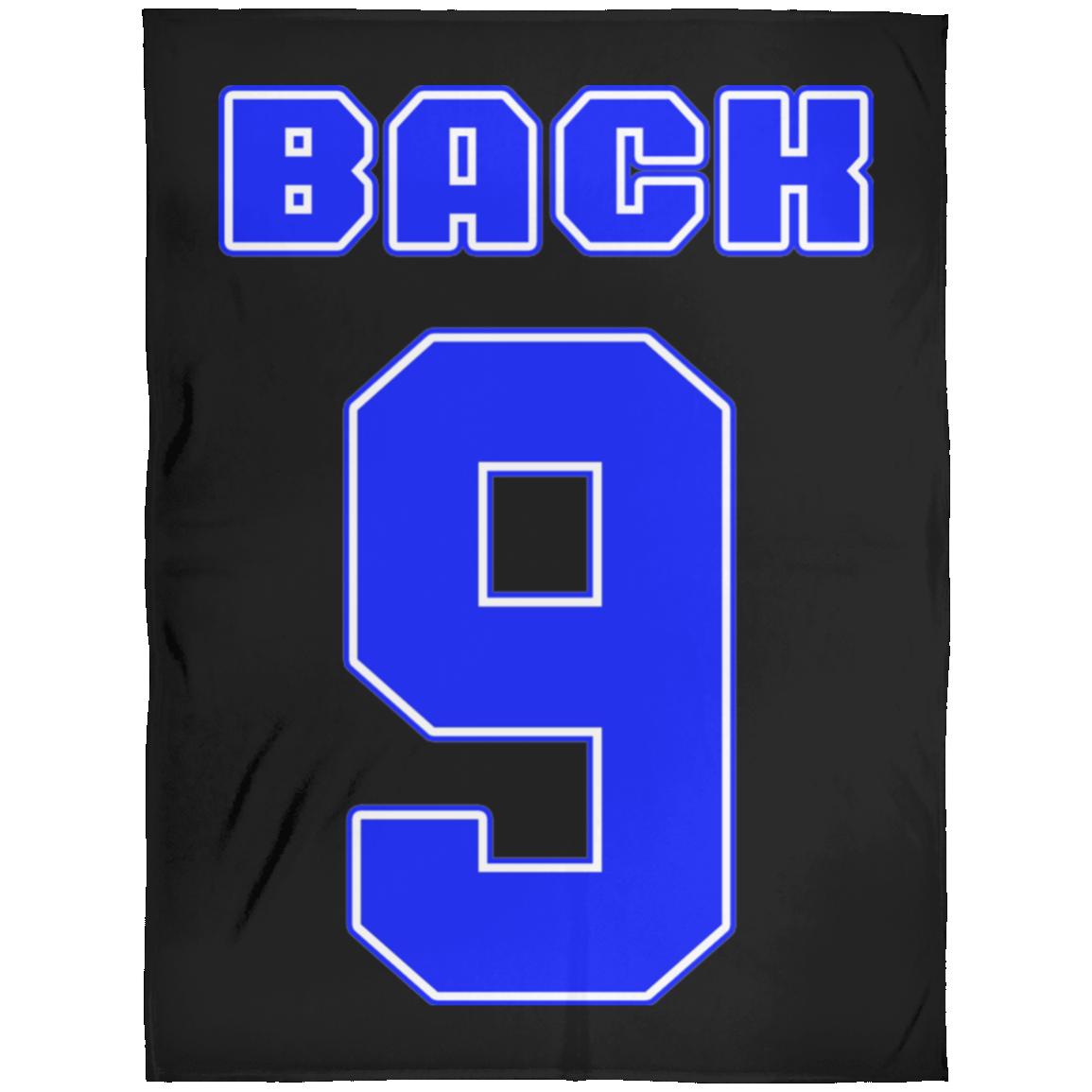 OPG Custom Design #17. Back 9. Fleece Blanket 60x80