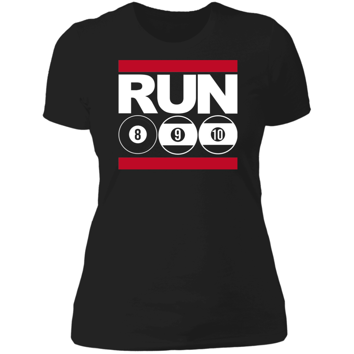 The GHOATS Custom Design. #29 run 8 9 10 ball. Ladies' Boyfriend T-Shirt