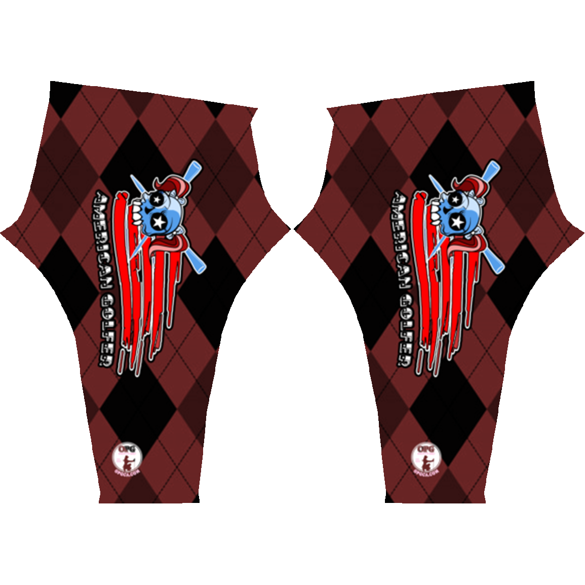 OPG Custom Design #12. American Golfer. Female Edition. All Over Print Leggings