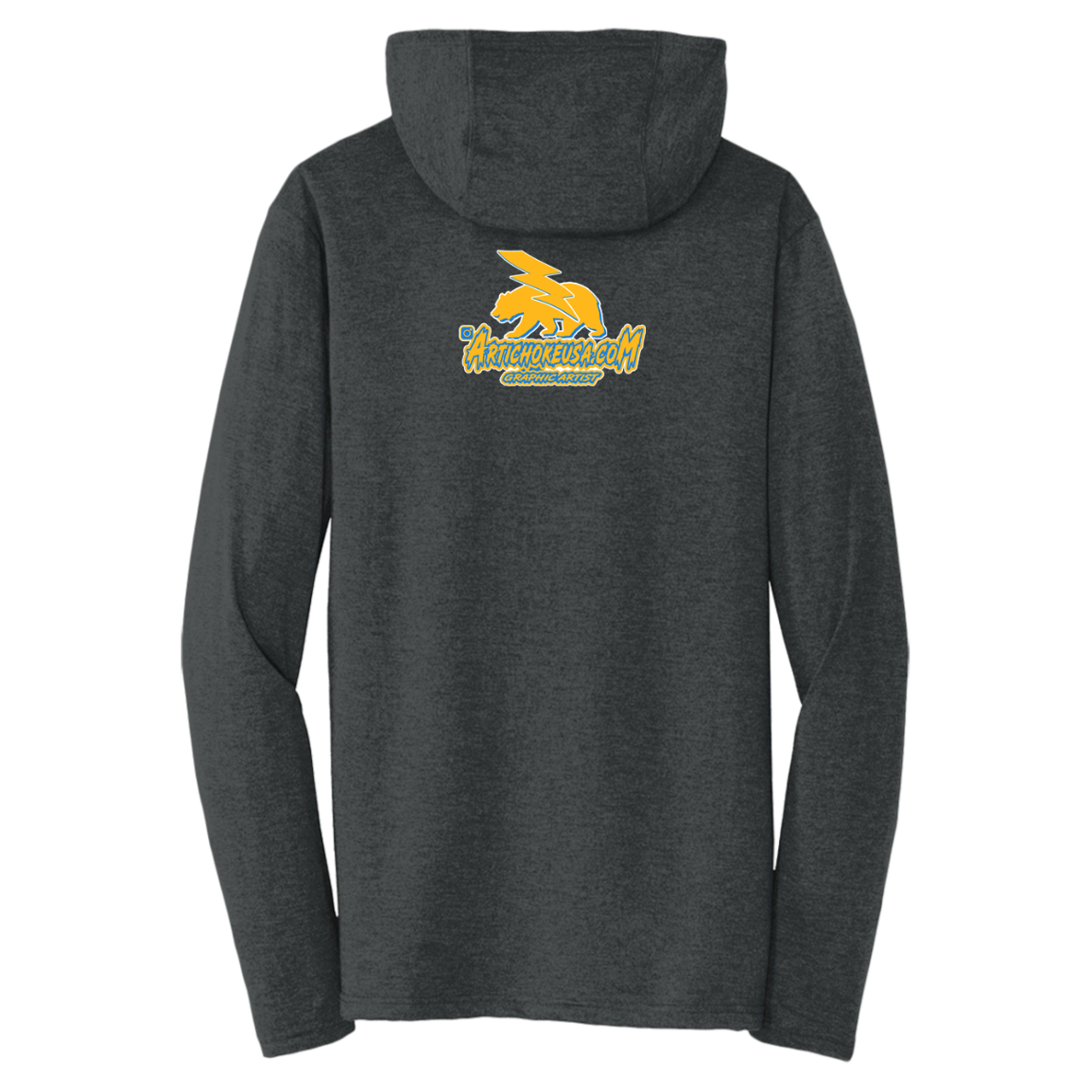 ArtichokeUSA Custom Design. Los Angeles Chargers Fan Art. Triblend T-Shirt Hoodie