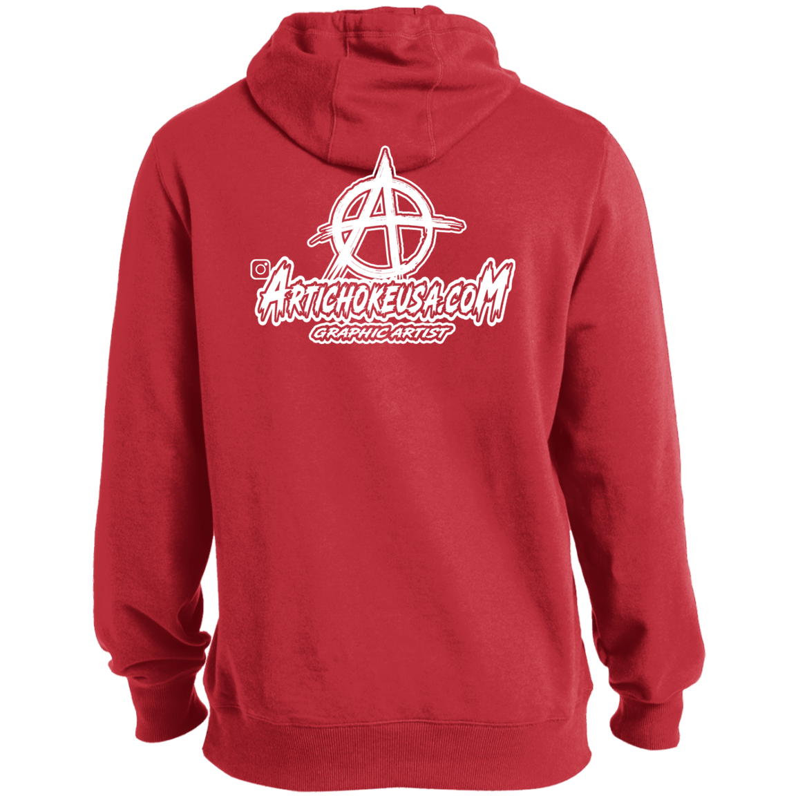 ArtichokeUSA Custom Design. Adobo. Adidas Parody. Tall Pullover Hoodie