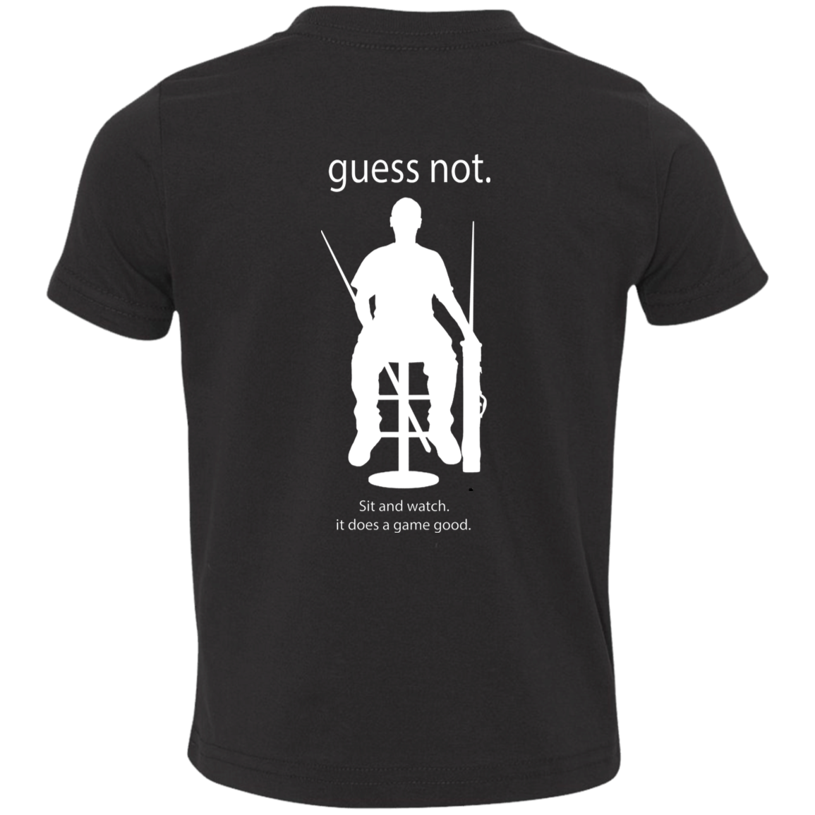 The GHOATS Custom Design. #40 Got Game? / Guess Not. Toddler Jersey T-Shirt