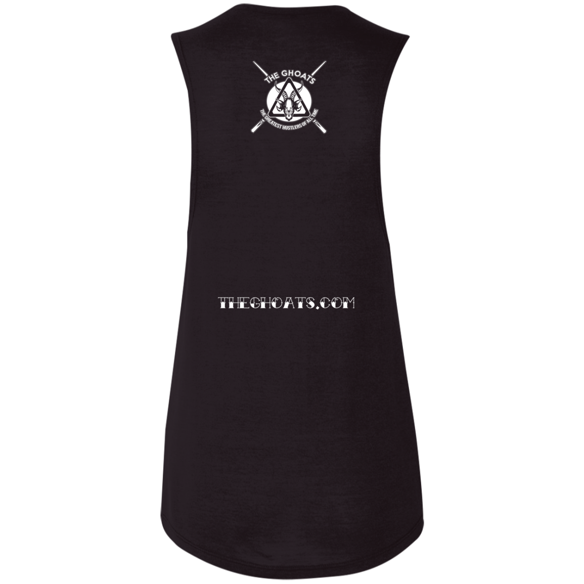 The GHOATS Custom Design. #23 Pin Up Girl. Ladies' Flowy Muscle Tank