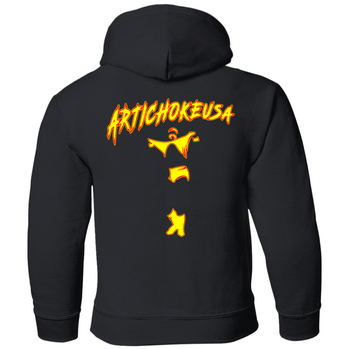 ArtichokeUSA Character and Font Design. Let’s Create Your Own Design Today. Fan Art. The Hulkster. Youth Pullover Hoodie