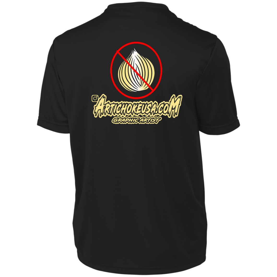 ArtichokeUSA Custom Design. Fuck Onions. Men's Moisture-Wicking Tee