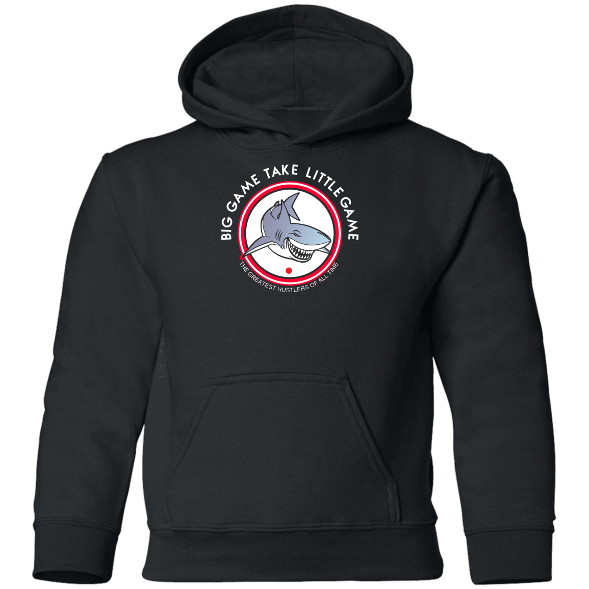 The GHOATS Custom Design. #25 Big Game Take Little Game. Youth Pullover Hoodie