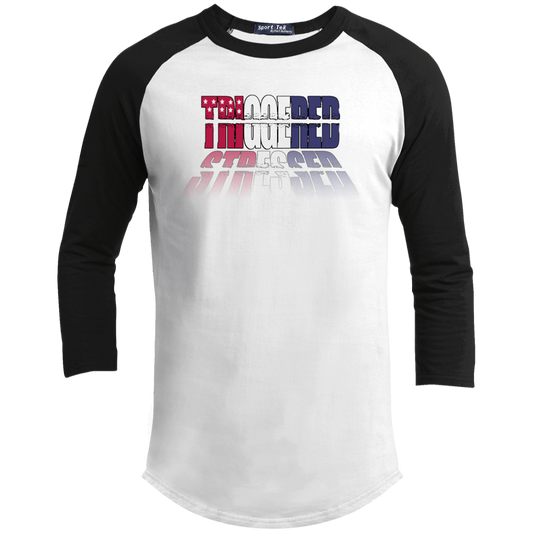ArtichokeUSA Custom Design. TRIGGERED. STRESSED. Stop the Killing. Youth 3/4 Raglan Sleeve Shirt