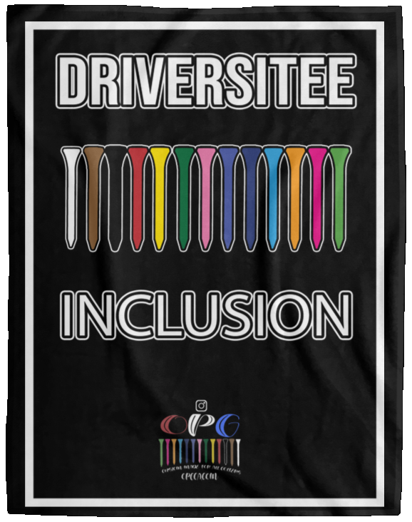 ZZZ#06 OPG Custom Design. DRIVER-SITEE & INCLUSION. Cozy Plush Fleece Blanket - 60x80