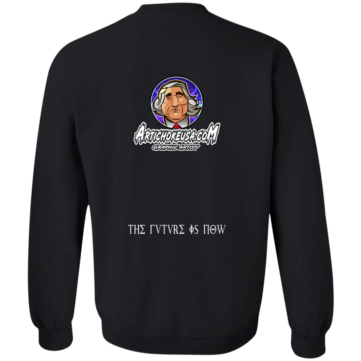 ArtichokeUSA Custom Design. Michio Kaku Fan Art. Crewneck Pullover Sweatshirt