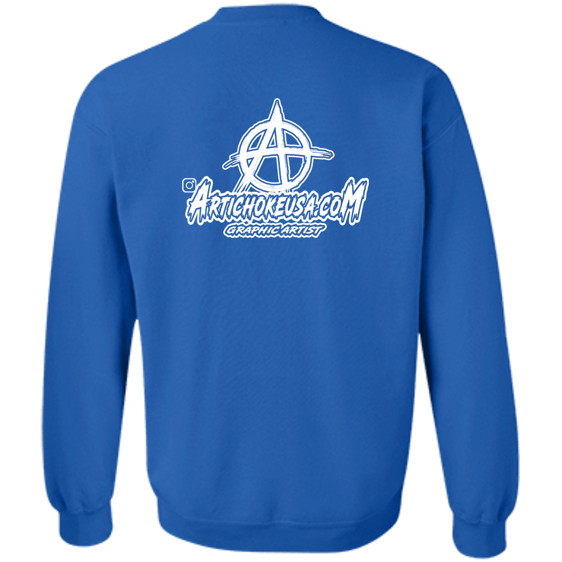 ArtichokeUSA Custom Design. Adobo. Adidas Parody. Crewneck Pullover Sweatshirt