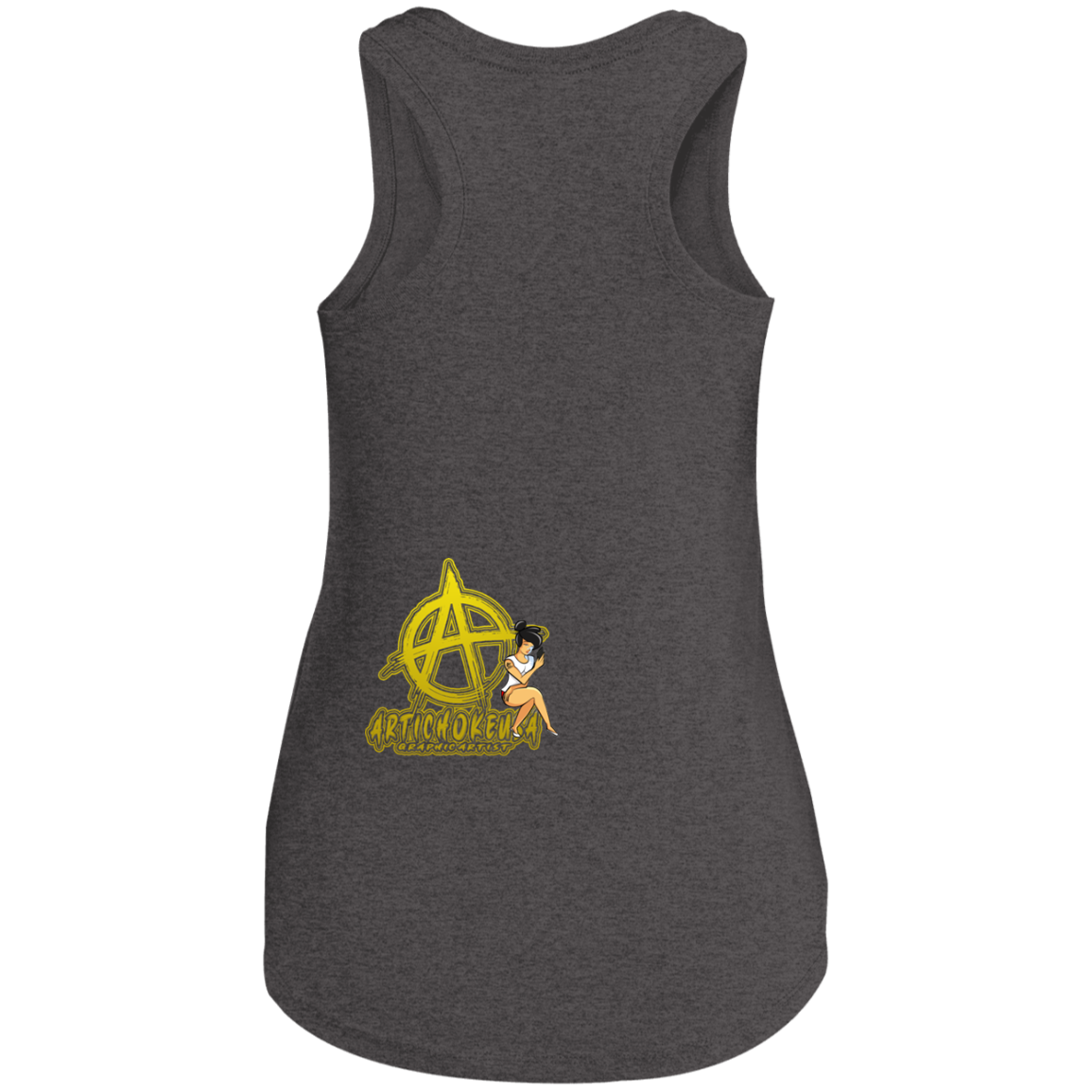 ArtichokeUSA Character and Font Design. Let’s Create Your Own Design Today. Betty. Ladies' Tri Racerback Tank