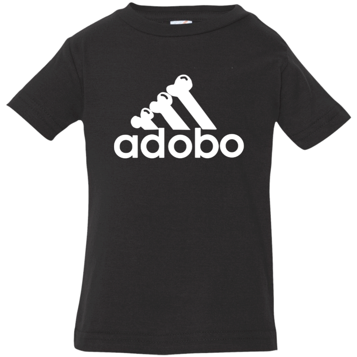 ArtichokeUSA Custom Design. Adobo. Adidas Parody. Infant Jersey T-Shirt