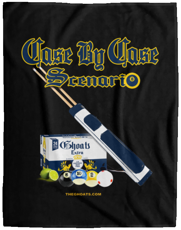 The GHOATS Custom Design. #6 Case by Case Scenario. Fleece Blanket - 60x80