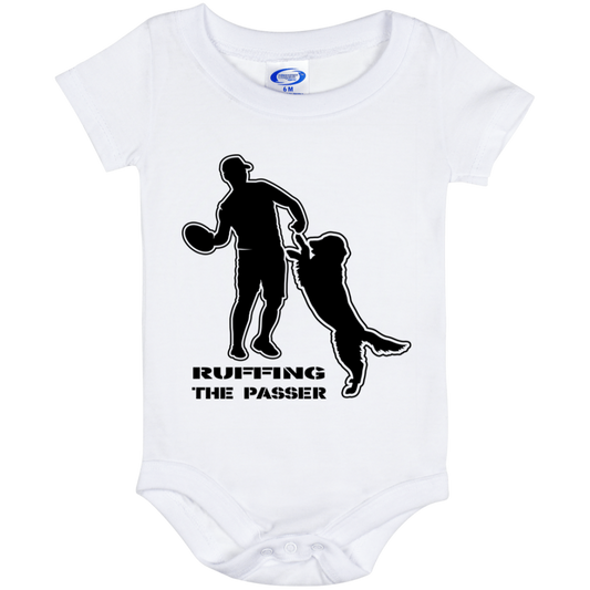 ArtichokeUSA Custom Design. Ruffing the Passer. Golden Lab Edition. Baby Onesie 6 Month