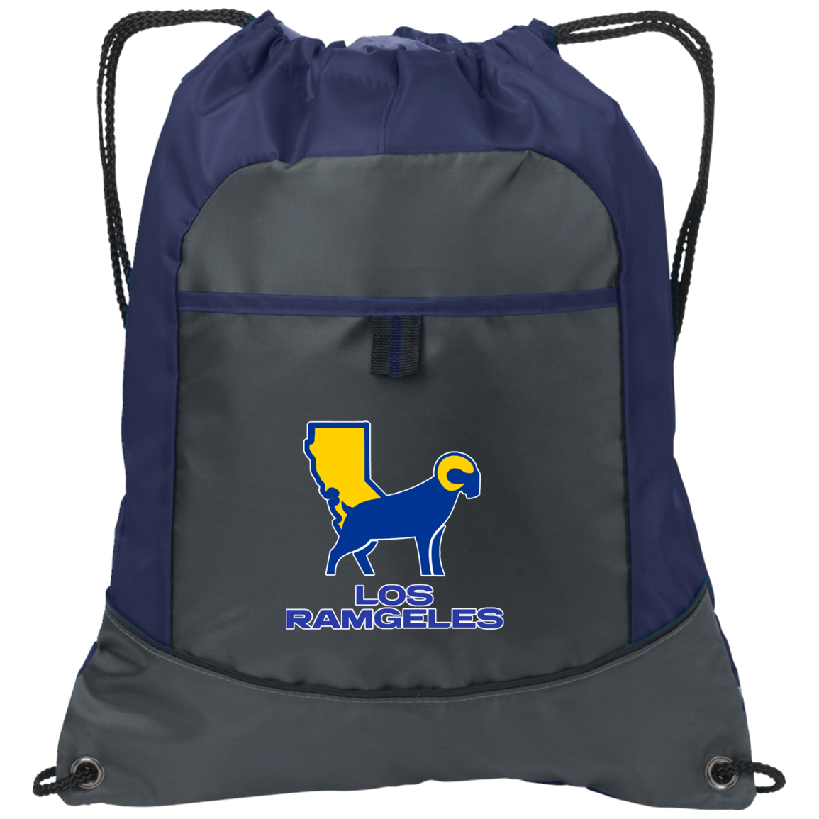 ArtichokeUSA Custom Design. Los Ramgeles. Fan Art. Pocket Cinch Pack