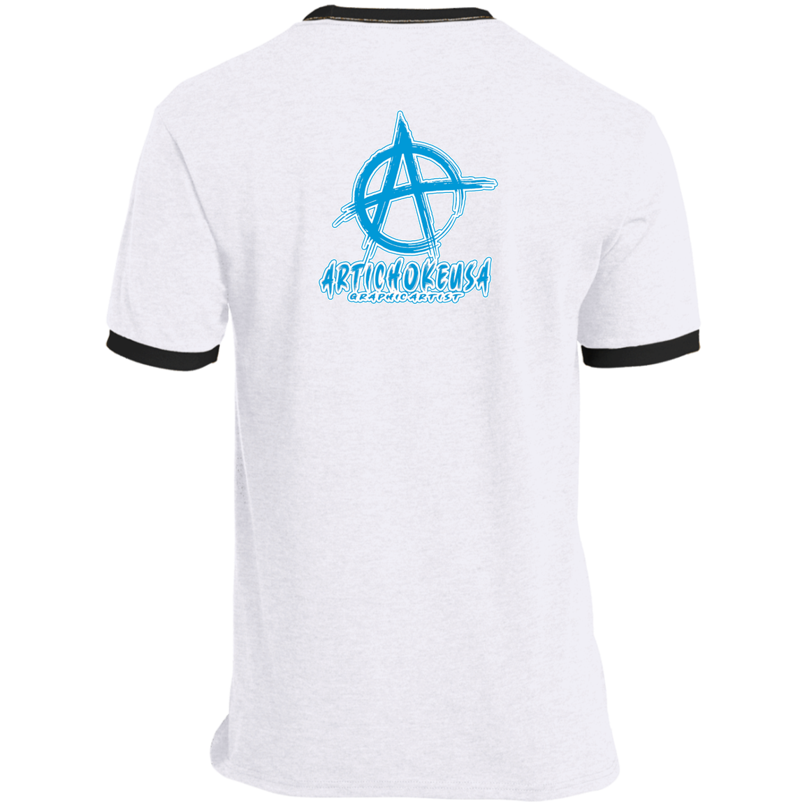 ArtichokeUSA Custom Design. Don't Eat Cookies And Spend Cache! Delete Them! Cookie Monster and Richie Rich Fan Art/Parody. Ringer Tee