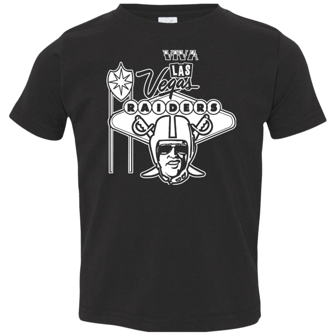 ArtichokeUSA Custom Design. Las Vegas Raiders. Las Vegas / Elvis Presley Parody Fan Art. Let's Create Your Own Team Design Today. Toddler Jersey T-Shirt