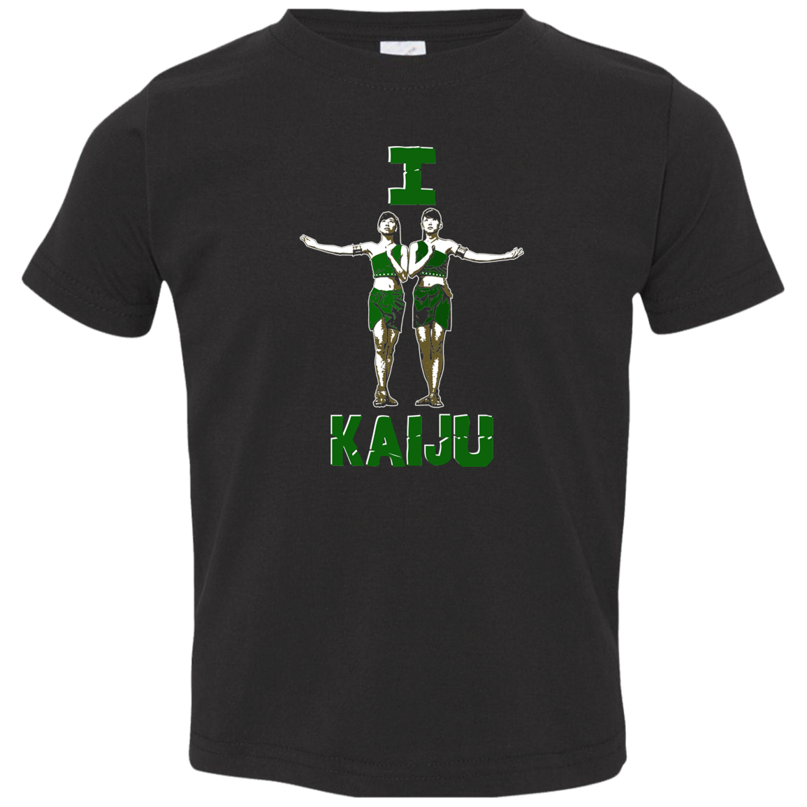 ArtichokeUSA Custom Design. I Heart Kaiju. Fan Art. Toddler Jersey T-Shirt
