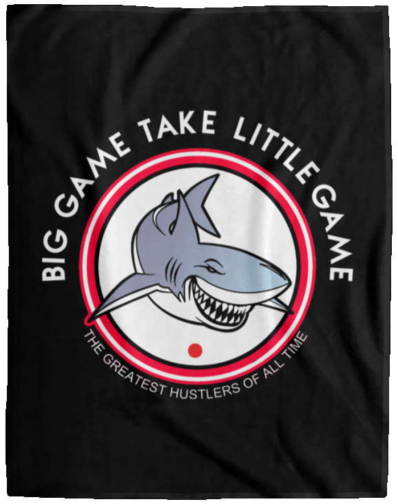 The GHOATS Custom Design. #25 Big Game Take Little Game. Fleece Blanket - 60x80