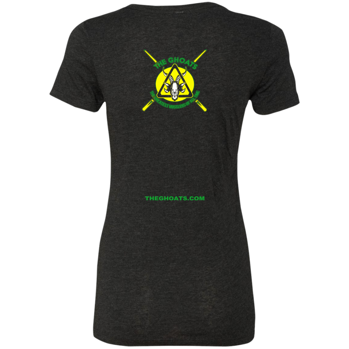 The GHOATS Custom Design. #13. GHOATS SMASH. Ladies' Triblend T-Shirt
