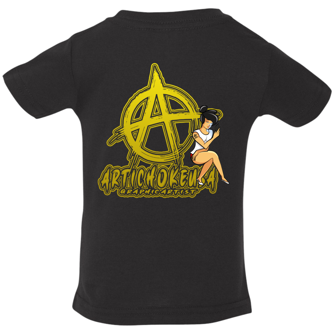 ArtichokeUSA Character and Font Design. Let’s Create Your Own Design Today. Betty. Infant Jersey T-Shirt
