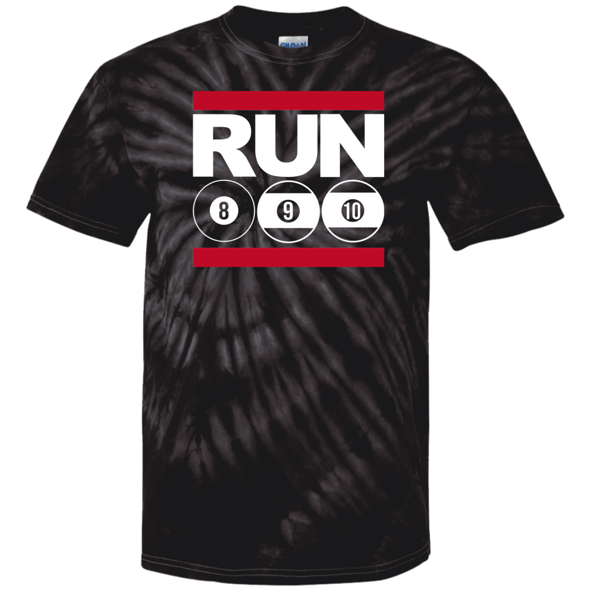 The GHOATS Custom Design. #29 run 8 9 10 ball. Youth Tie Dye T-Shirt