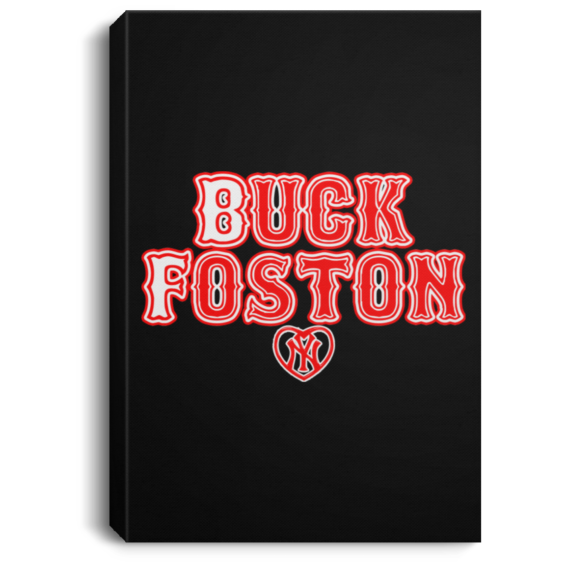 buckfoston sticker CANPO75 Portrait Canvas .75in Frame
