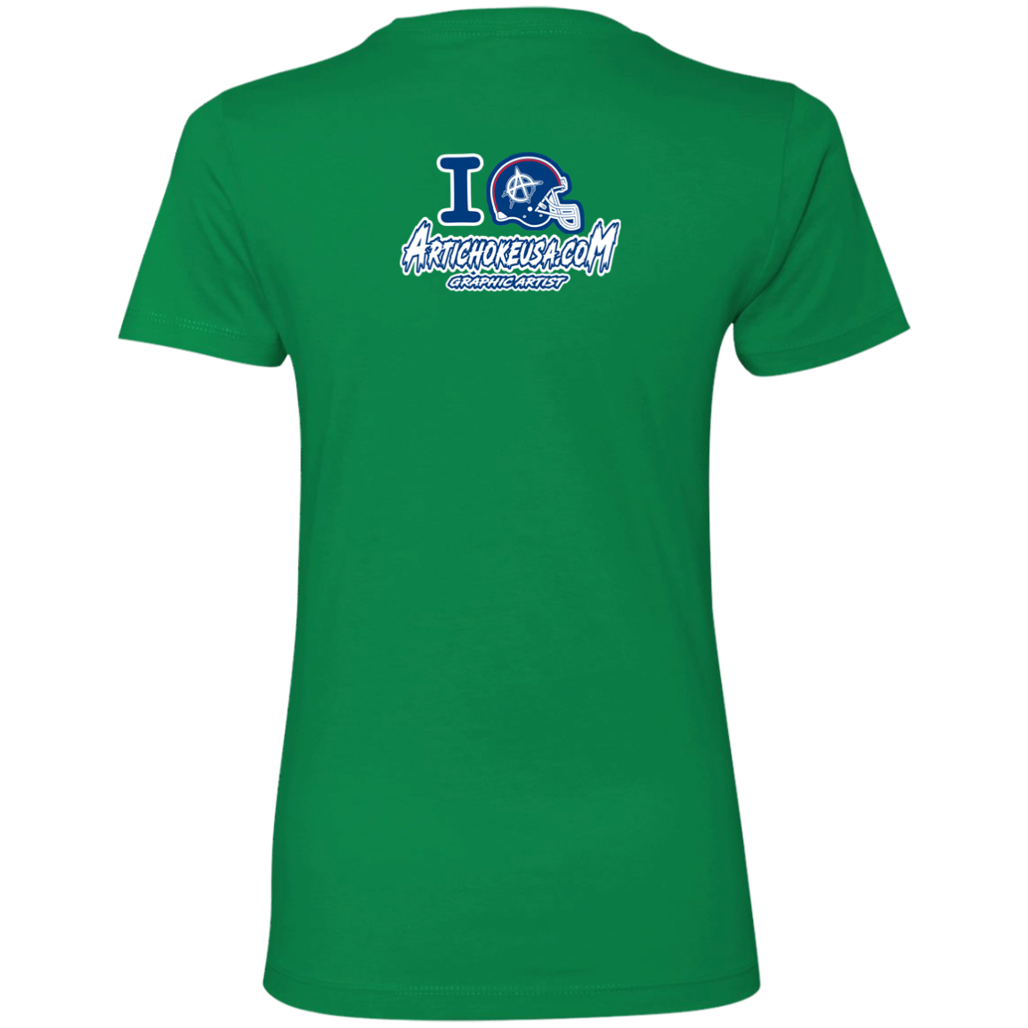 ArtichokeUSA Custom Design. I Helmet NY. Fan Art. Ladies' Boyfriend T-Shirt